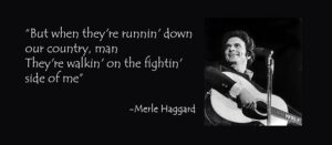 Merle Haggard "Fightin' Side of Me" Header